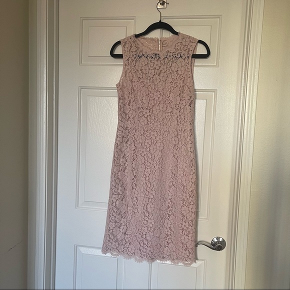DOLCE & GABBANA
Pink Floral Lace Shift Gown Mini Dress - Picture 2 of 11